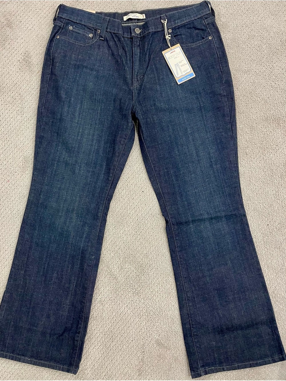 Levi’s 515 Bootcut Jeans Size 16 Short NWT Dark Wash Mid Rise